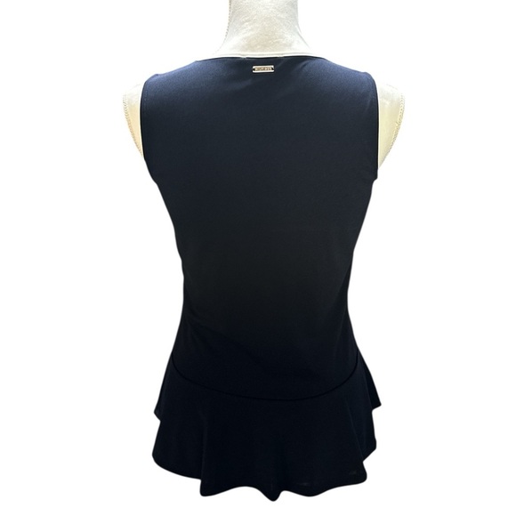 Tommy Hilfiger Elegant Navy Blue Sleeveless Top - Picture 3 of 7